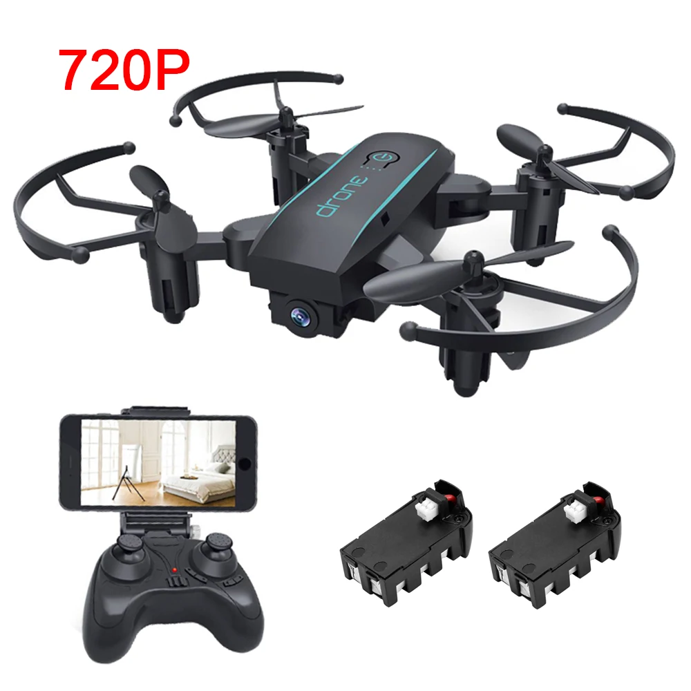 1601 480P 720P Мини Радиоуправляемый Дрон с камерой HD Wifi FPV складной Квадрокоптер, Дрон Радиоуправляемый вертолет игрушки - Цвет: SET 2