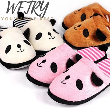 

Dropshipping Women Winter Home Slippers Cartoon Cat Shoes Soft Winter Warm House Slippers Indoor Bedroom Lovers Couples