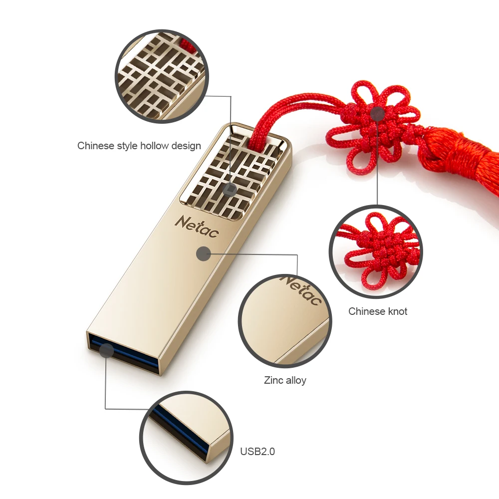 Netac USB флеш накопитель 16 ГБ 32 водонепроницаемый карта памяти диск Cle Pendrive 64 Гб USB2.0