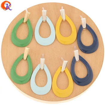 

Cordial Design 30Pcs 30*55MM Jewelry Accessories/Hand Made/Water Drop Shape/Resin Beads/DIY Charms/Fashion Women Earrings Stud