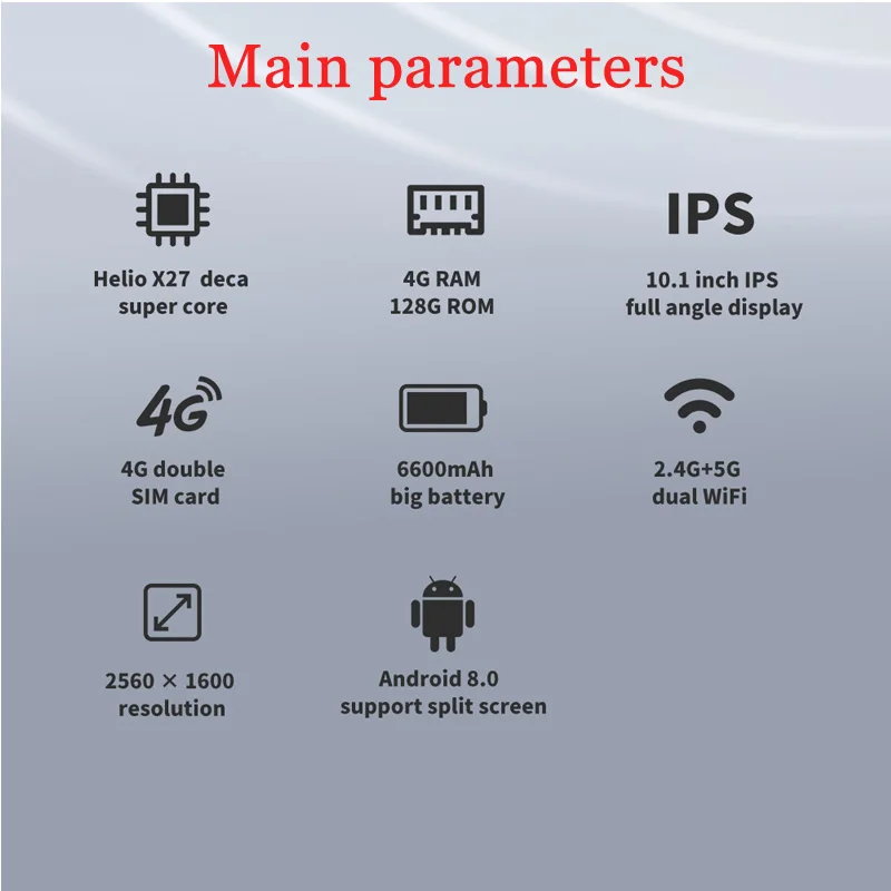 ALLDOCUBE M5X Pro 10 1 дюймов 4G телефонный звонок планшетный ПК 2560*1600 IPS Android 8 0 MTK X27 Deca Core 4 Гб