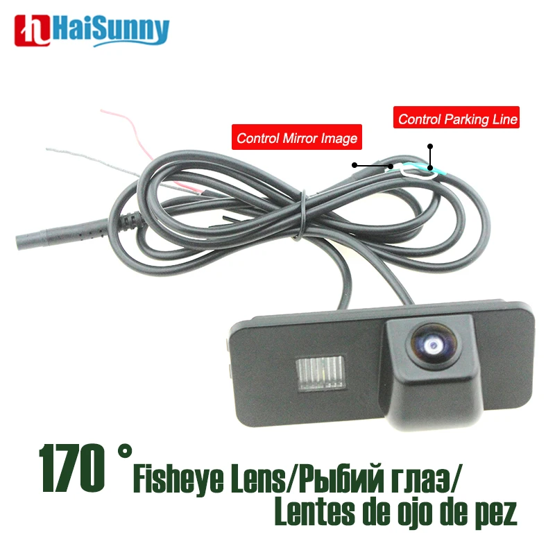

Car Rear View Camera Fisheye lens 170 degree Night Vision No Parking Line For v w Beetle Polo Sedan GOLF MK4 MK5 MK6 Seat Altea