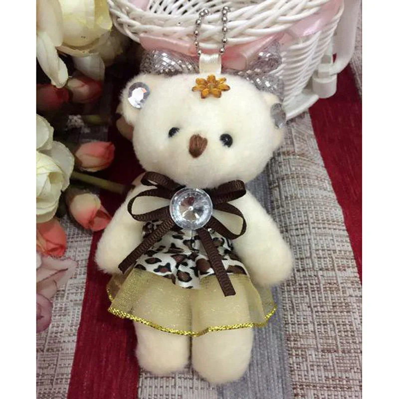 50 шт./партия, Kawaii, маленькие плюшевые мишки, мягкие плюшевые игрушки Leopa, плюшевый мишка, маленький медведь, Ted Bears, плюшевые игрушки для детей, подарки для детей, DWJ112