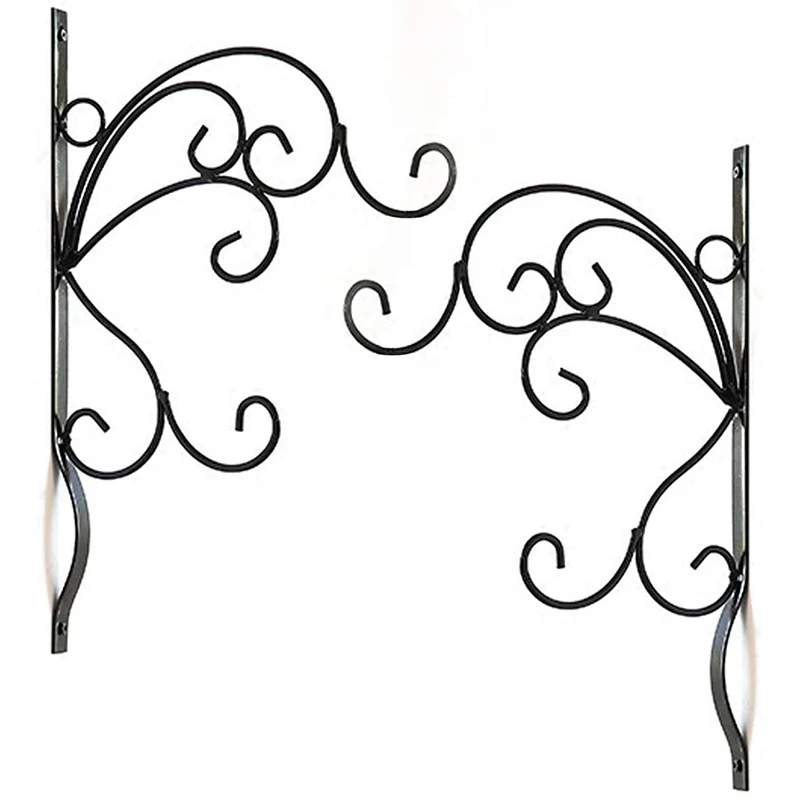 

2PCS Hanging Plant Bracket Retro Iron Plant Hanging Hooks for Flower Baskets,Wind Spinners,Bird Feeders,Outdoor Decor