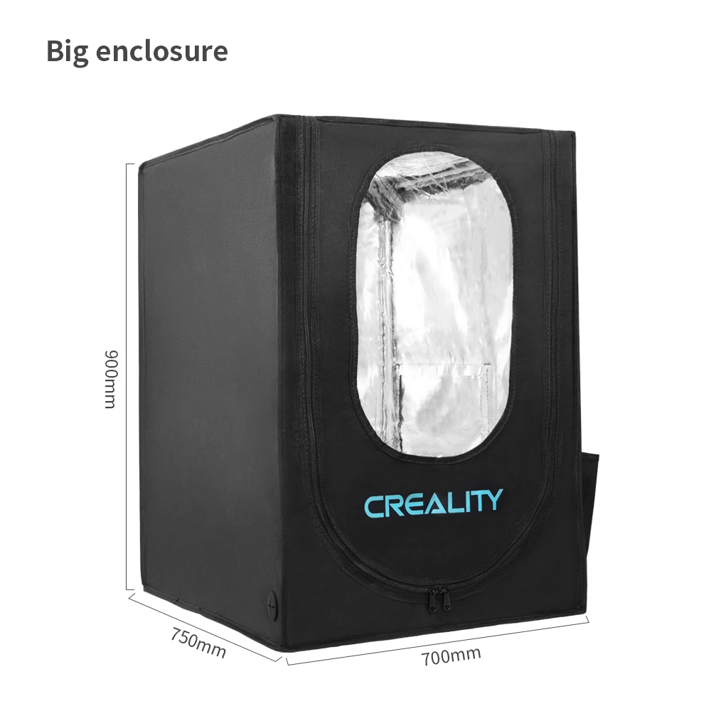 CREALITY 3D Printer Multifunction Enclosure Three Sizes Choose Aluminum Foil With Frame Retardant Safe,Quick Easy Installation 3d printed motor 3D Printer Parts & Accessories