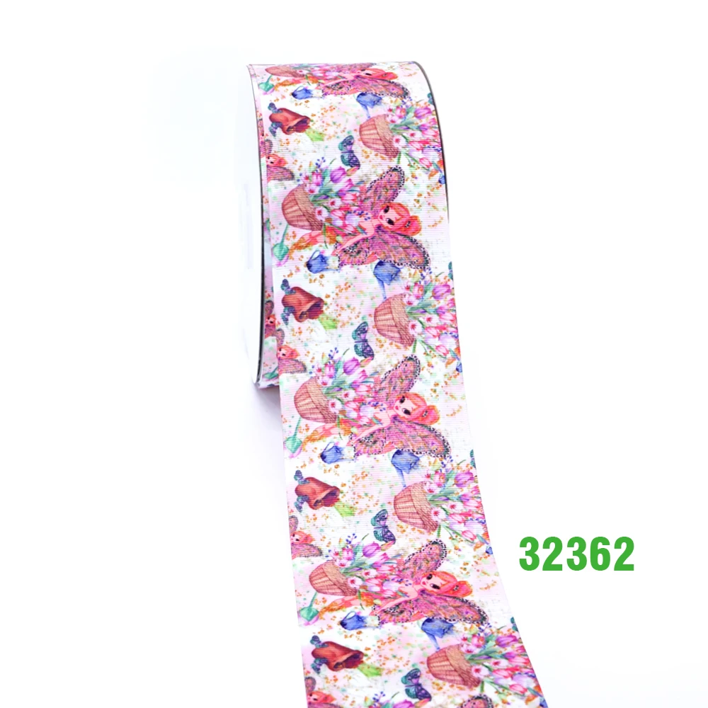 50 ярдов мультфильм напечатанный grosgrain ленты 32240