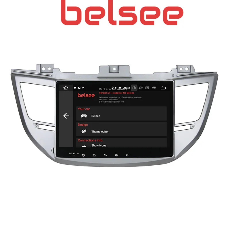 Belsee Восьмиядерный PX5 Ram 4+ 64 ГБ Android 9,0 автомобильный DVD мультимедийный плеер для hyundai Tucson ix35 радио gps навигация