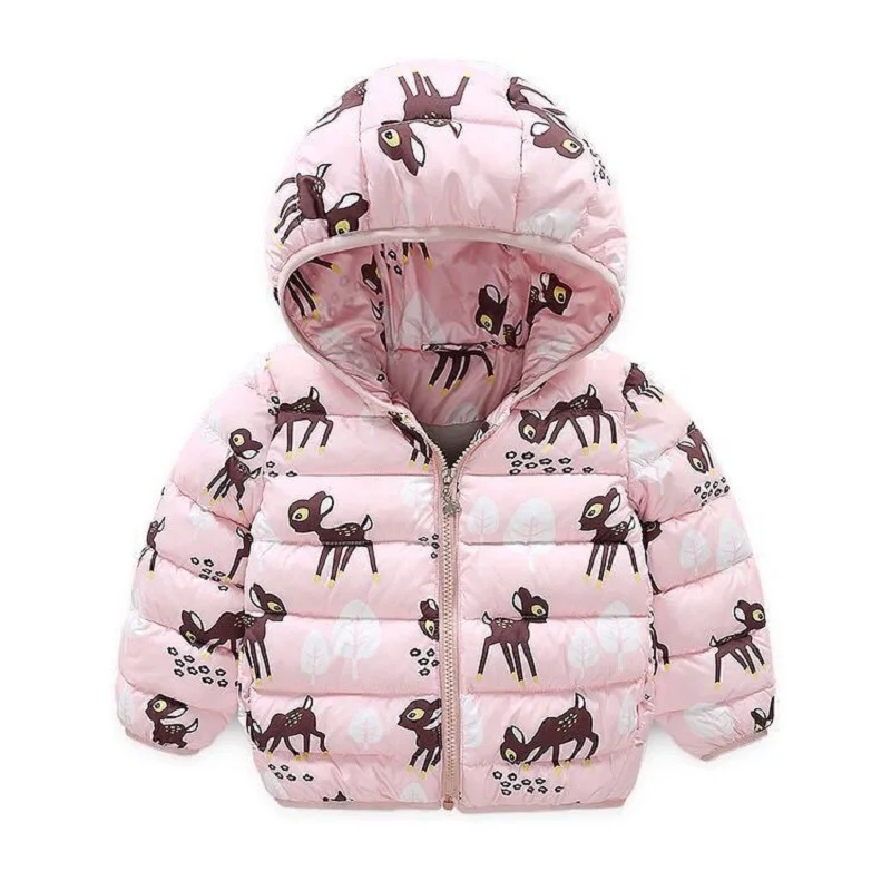 Куртки для маленьких мальчиков; коллекция года; детская куртка; сезон осень-зима; теплое плотное пальто с капюшоном для девочек; детская Рождественская верхняя одежда для малышей