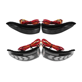 

1 Pair Car Rearview Mirror Side Light Turn Flow Light Signal Light with Amber and White, for Toyota Camry XV50 Corolla E170 Alti