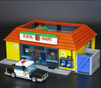 

Lepinblocks 16004 Simpsons Action Model 2232Pcs Building Block Bricks Compatible legoin 71016 for children gift