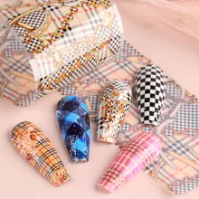 10Rolls/Box Serpentine Leopard Print Nail Foils Animal Print Nail Art Transfer Sticker 4X50cm Slider Nail Decals DIY Manicuri