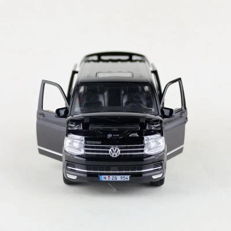 /литая под давлением игрушечная модель/1:32 весы/Volkswagen T6 Multivan/Вытяжка/звук и светильник/обучающая Коллекция/подарок/ребенок