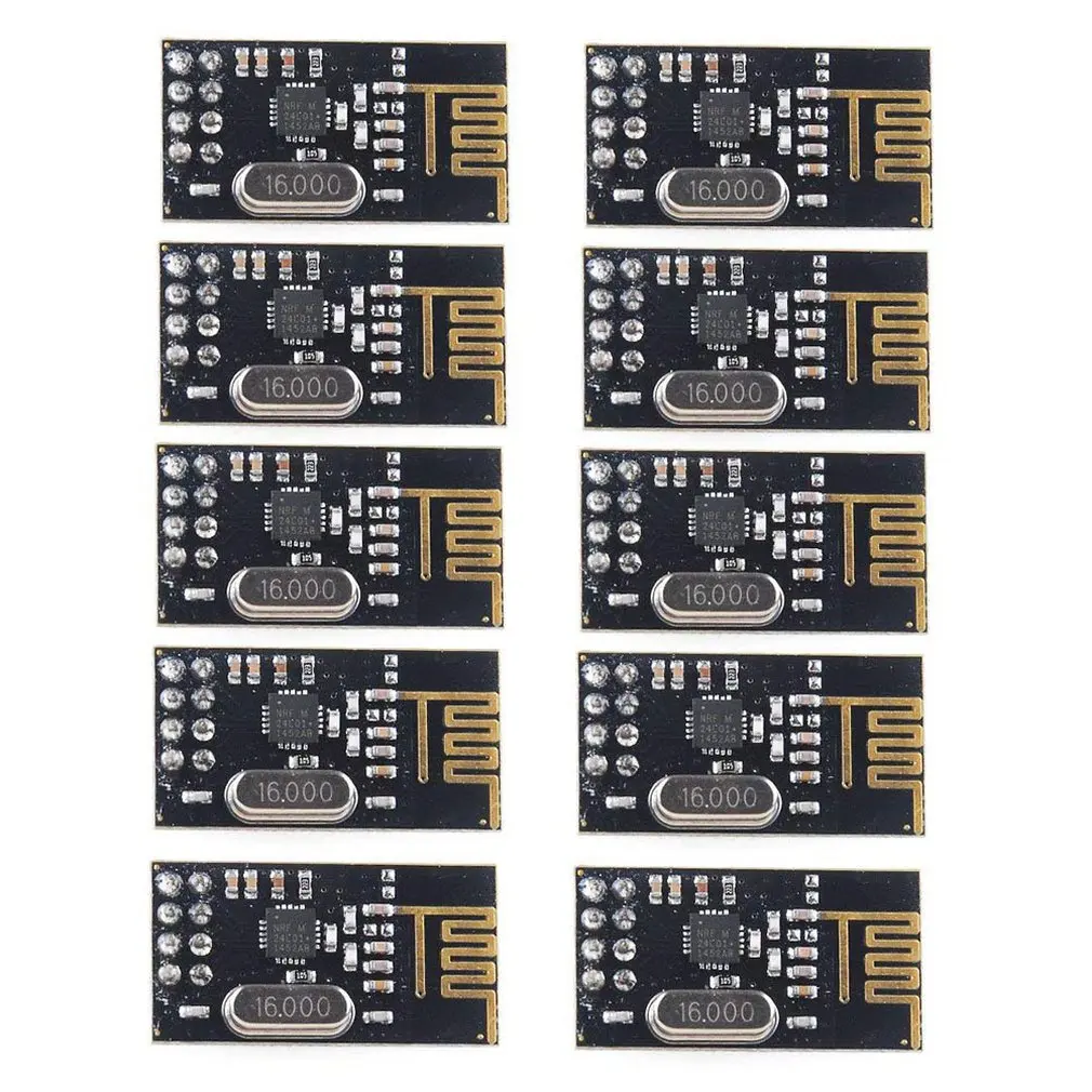 2 шт. Nrf24L01+ 2,4 ГГц беспроводной Радиочастотный приемопередатчик Nrf24L01 беспроводной модуль электронный модуль