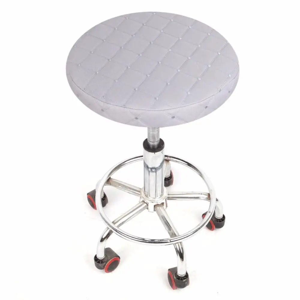 Крышка для обеденного стула круглый табурет защита хлопковые тканевые