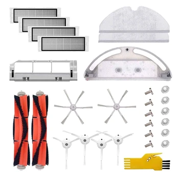 

Vacuum Cleaner Replacement for Roborock S5 S6 S50 E25 E20 E35 Xiaomi Mi Robot Main Brush Side Brush Filter Mop Cloth
