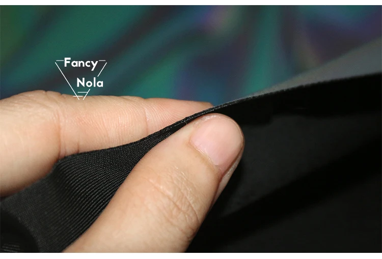 Iridescent Light Reflecting Fabric Gradient Luminous Noctilucent functional Color-changing 155cm Width Designer fabric CG032