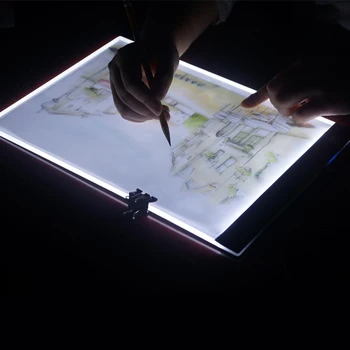 

LED A4 Digital Tablets Light Box Graphic Tablet Writing Painting Dimmable Brightness Tracing Board Copy Pads Digital Drawing