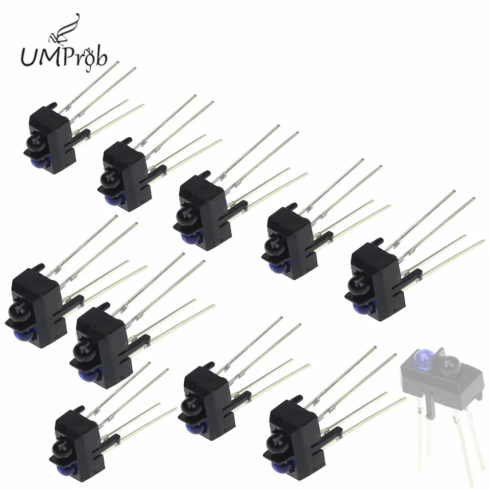20pcs Sensori TCRT5000L - Sensori Ottici Infrarossi Per Robotica E Progetti Elettronici - Foto 2