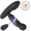 Remote Control Vibrator Electric Shock Anal Plug Male Prostate Massager Wireless Rotation Butt Sex Toys For Men Women Dildo 1