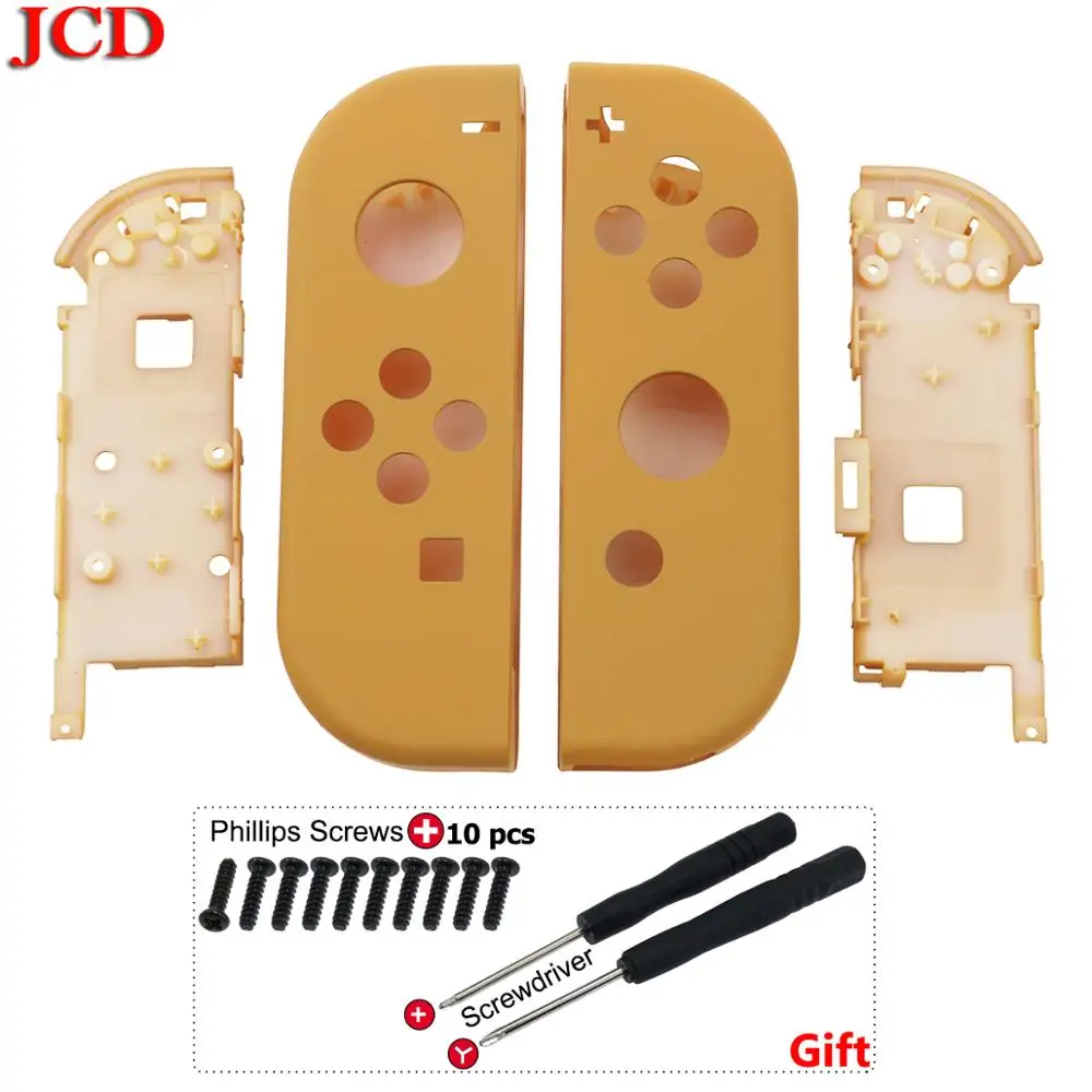 No7 JCD DIY пластиковая Замена для Joy-Con Ремонтный комплект чехол Корпус оболочка для shand для переключателя контроллер отвертка винты - Цвет: No7