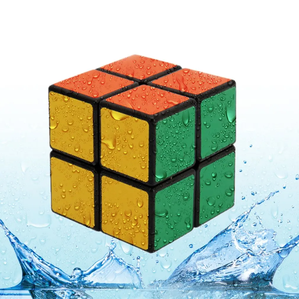 Классические игрушки 2x2x2 5 см скорость для красочный магический куб головоломка Cubo Magico наклейка для детей обучающая игрушка