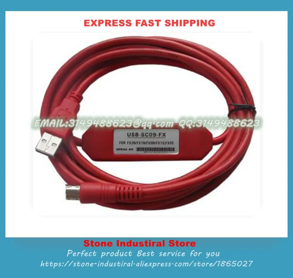 Флуоресцентный кабель для ЧПУ FX0N FX1N FX2N FX0S FX1S FX3U PLC 2018 новый передачи