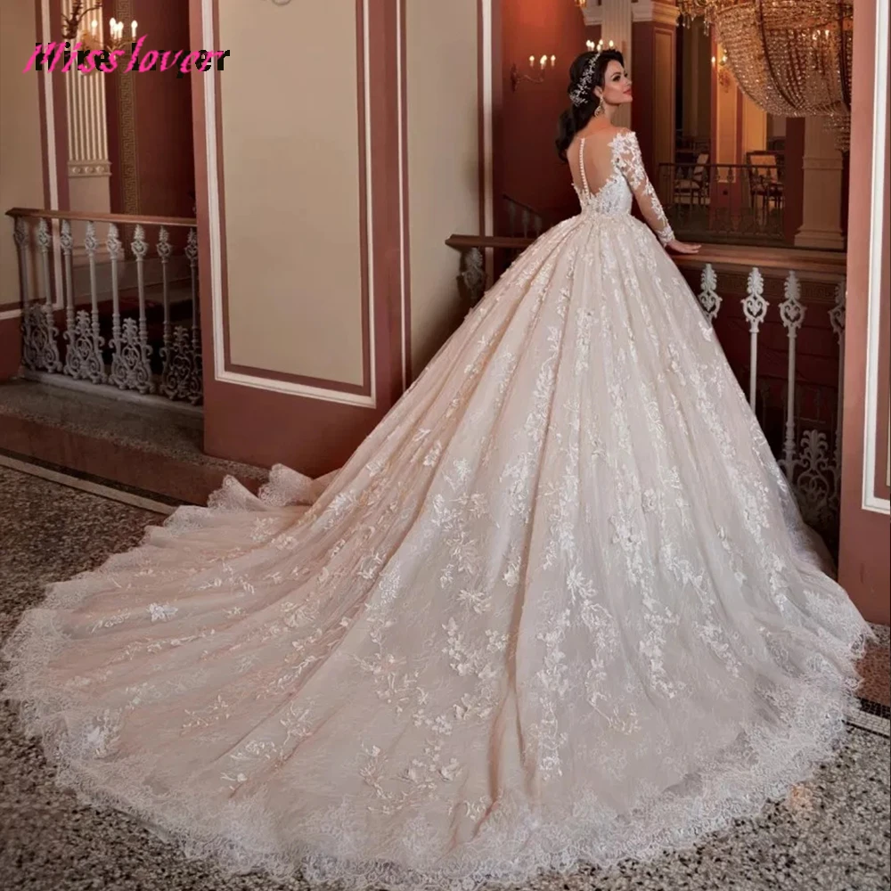 Длинное платье со шлейфом Vestido De Noiva, винтажное кружевное ТРАПЕЦИЕВИДНОЕ свадебное платье невесты, новинка, пикантное свадебное платье с вырезом лодочкой, Robe de mariee