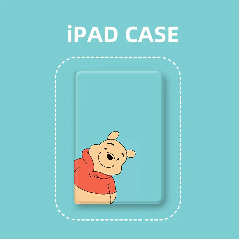 Чехол для IPad 10 2 2019 3 4 9 7 2017 2018 Air Pro силиконовый с изображением Винни-Пуха Disney |