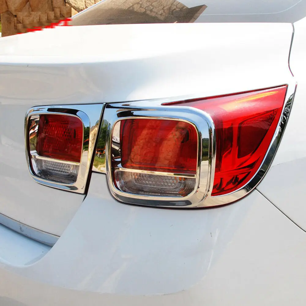 Подходит для Chevrolet Malibu 2013 2014 2015 ABS хром задний светильник крышка лампы отделка 4