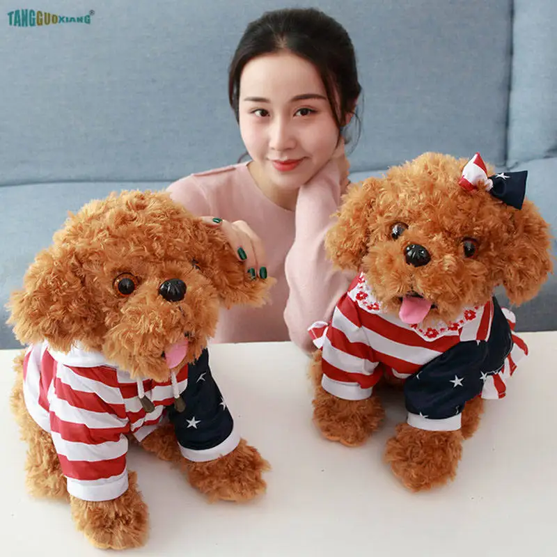 

Soft Stuffed plush Animals Dolls Teddy dog Plush Toys dog kids toy birthday Christmas Gift 100% cotton 35-45cm