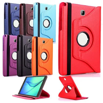 

360 Rotating Auto Sleep Cover for Samsung Galaxy Tab A 8.0 (2015) T350 T355 Case 360 Smart PU Leather Cover for T350 T355 Case