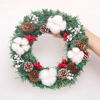 

Door Christmas Garland Hanging Pendant Atmosphere Decoration 30cm Wreath