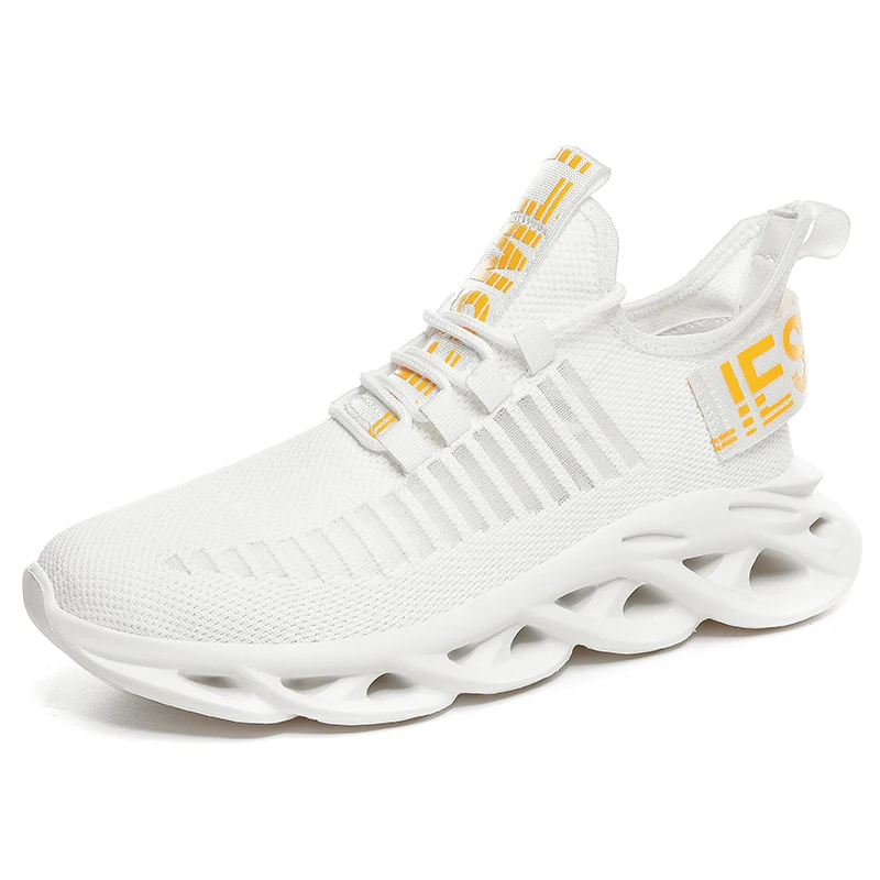 

Men Shoes Breathable Lightweight Lace-up Comfortable Mens Casual Shoes Mesh Men Sneakers Non-slip Calzado Sapato Masculino