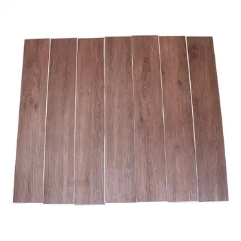 

7pcs Floor Sticker Wood Grain Floor Mat for Living Room Bedroom Home