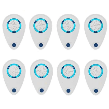 

Ultrasonic Pest Repeller 8 Pack Pest Control Repellent Electronic Repellant Bug Repellent for Ant Mosquito Mice US Plug