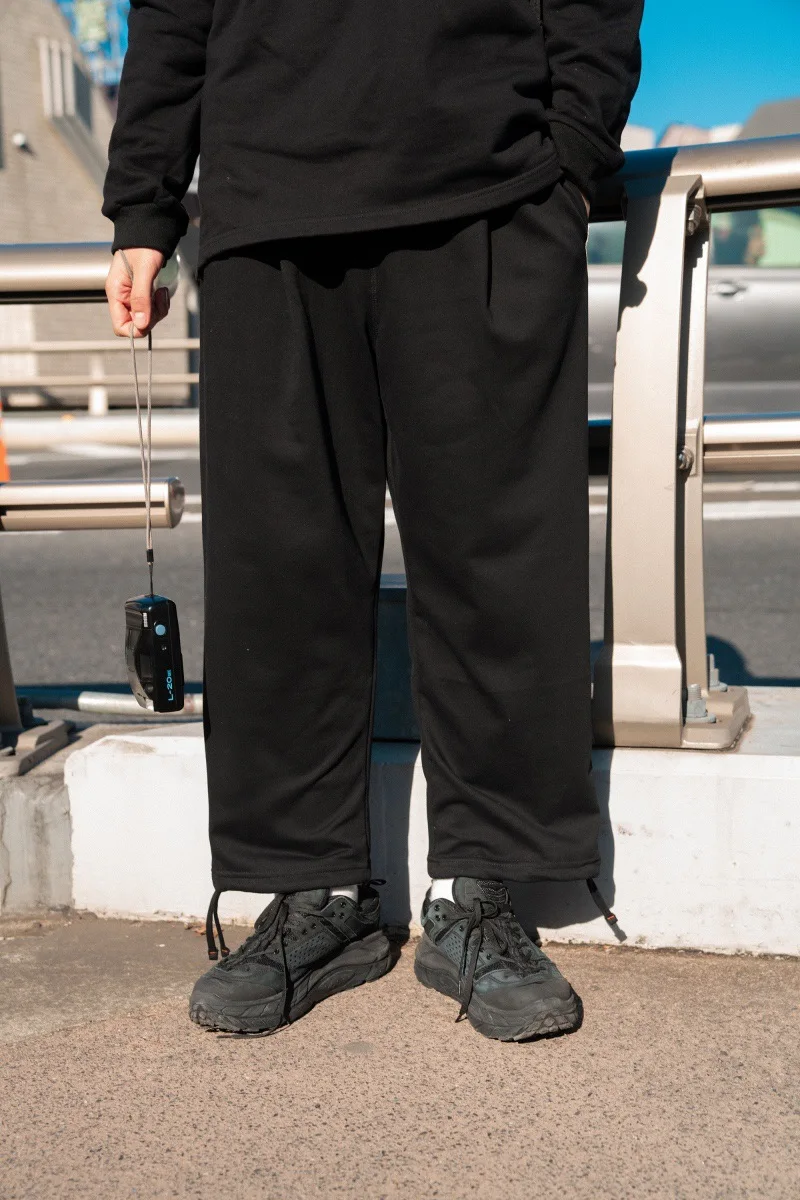 

City Where the Product 2020 Spring New Style Knitted Foot Mouth Drawstring Casual Sweatpants Straight-Cut Casual Pants Teenager