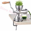 Manual Wheatgrass Juicer Extractor Stainless Steel Auger Slow Squeezer Fruit Wheat Grass Vegetable Orange Juice Press Machine 6