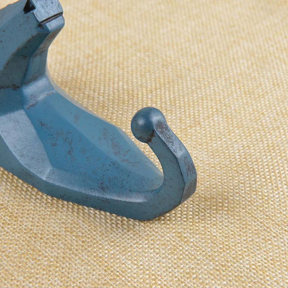1pc Hanging Hook Animal Head Decorative Hook Deer Elephant Unicorn Rhinoceros Hanger Hook Keys Clothes Hat Wall Decoration Rack