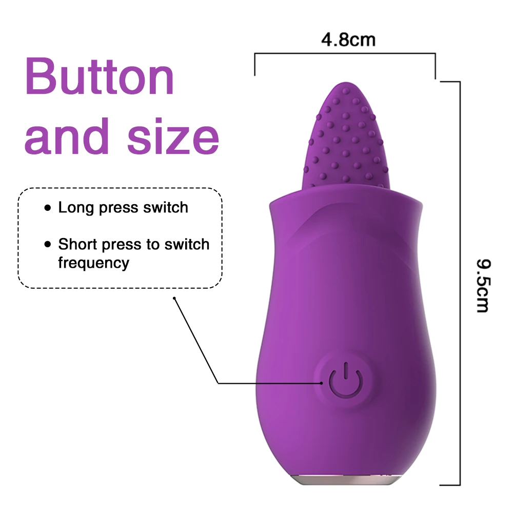 G Spot Lick Tongue Clitoral Stimulation Vibrator Pussy Massage Female Masturbator Waterproof Nipple sucker Sex Toys for Women (8)