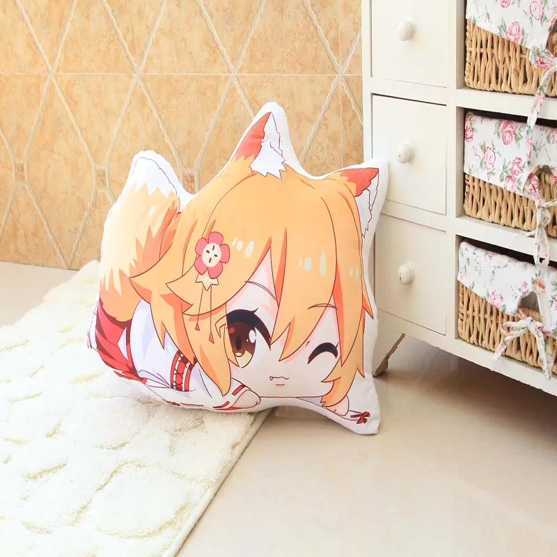 Аниме плюшевые подушки Sewayaki kitsune no senko-san fox miss tail Двусторонняя Подушка косплей мультфильм для взрослых и детей унисекс