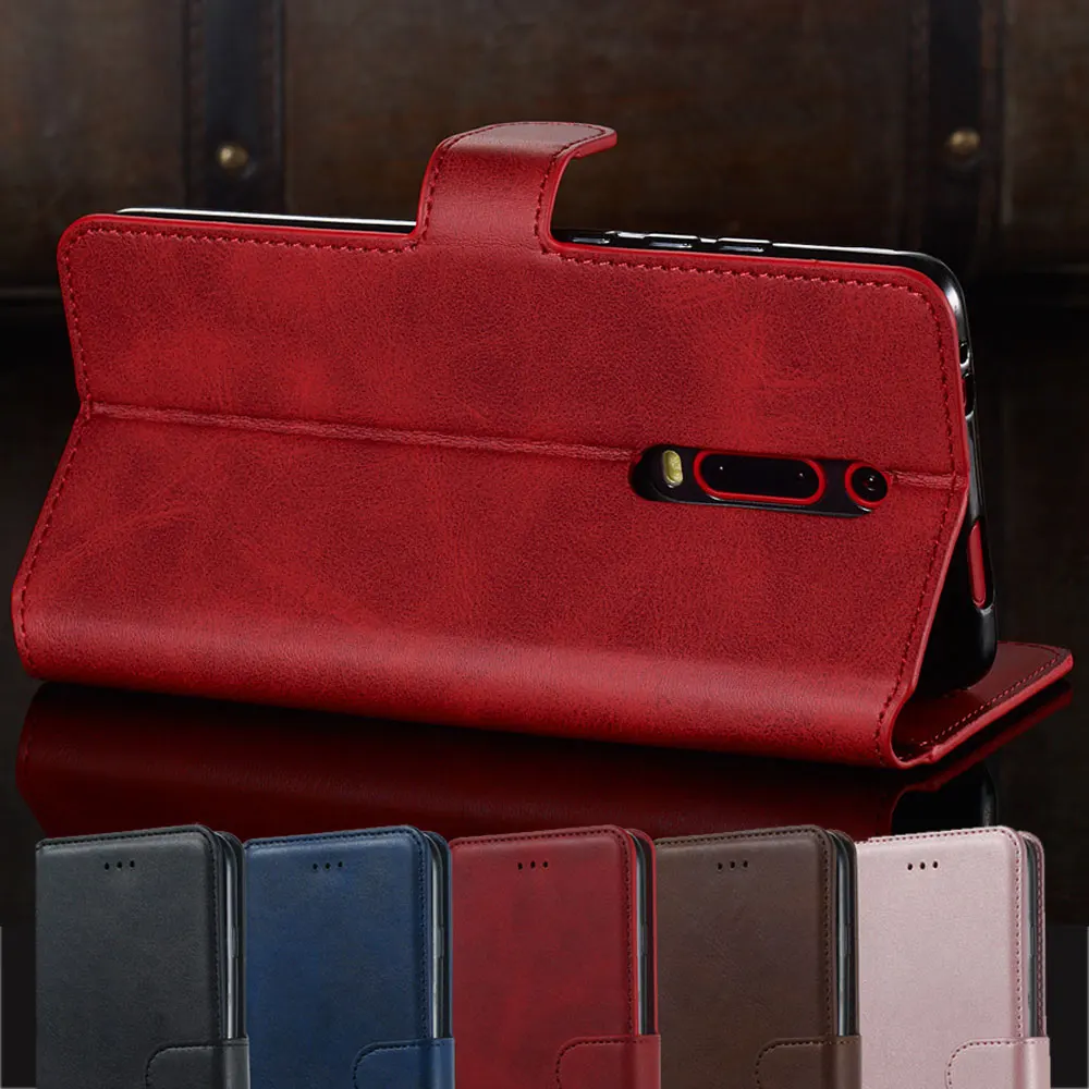 Retro Magnetic Wallet Book Leather Flip Case on for xiaomi Redmi K20 K 20 Pro mi 9T mi9t Cover 6.39 inch | Мобильные телефоны и