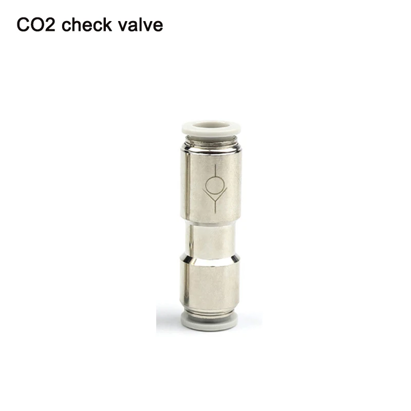 Aquarium CO2 check valve used for carbon dioxide diffuser to prevent backflow stainless steel PU pipe 4mm | Дом и сад