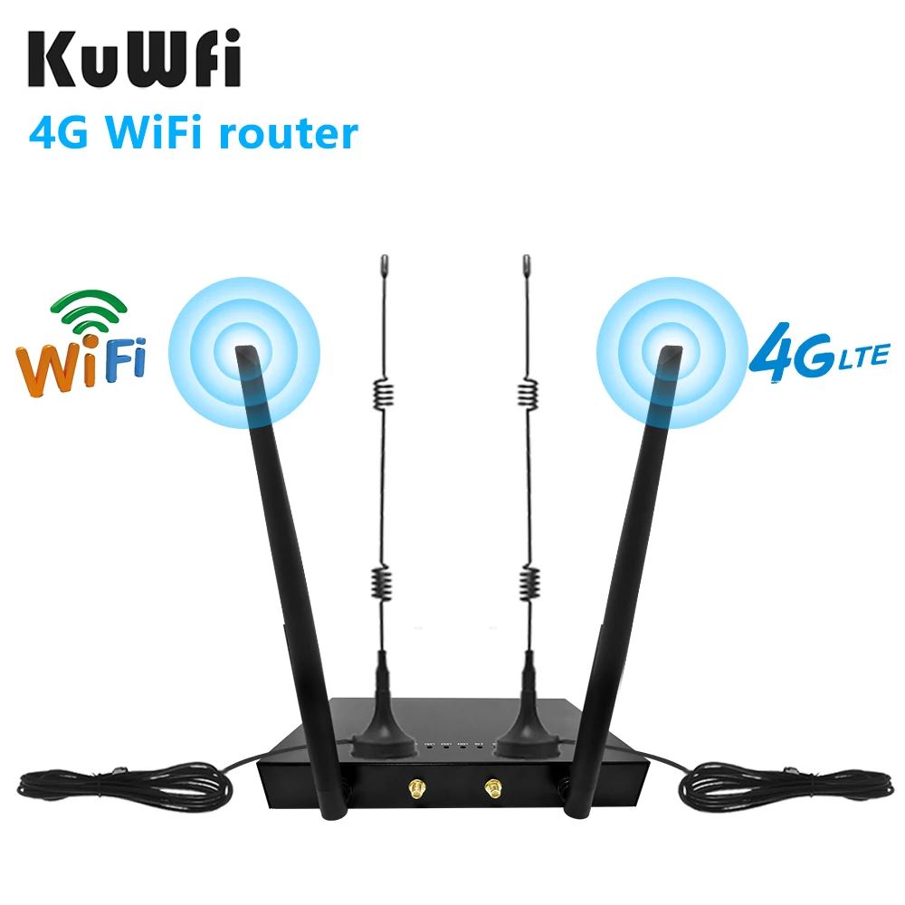 KuWFi 4G LTE Roteador Wifi 3G 4G