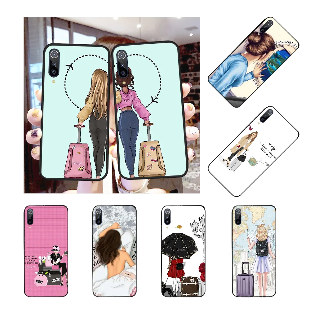 NBDRUICAI Vogue Girl Дорожный Чехол для телефона чехол Redmi Note 8 8A 7 6 6A 5 5A 4 4X 4A Go Pro Plus