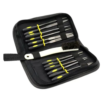 

Tools Needle File Set Set Black Steel Mini Assorted Anti slip Polishing Grinding