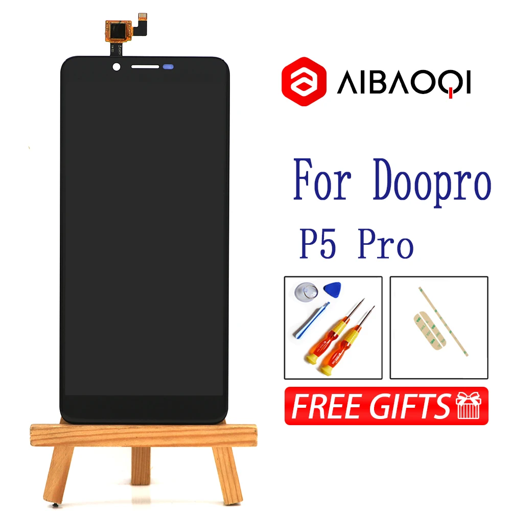 AiBaoQi новый оригинальный 5 дюймовый сенсорный экран + 1280x640 ЖК-дисплей в сборе