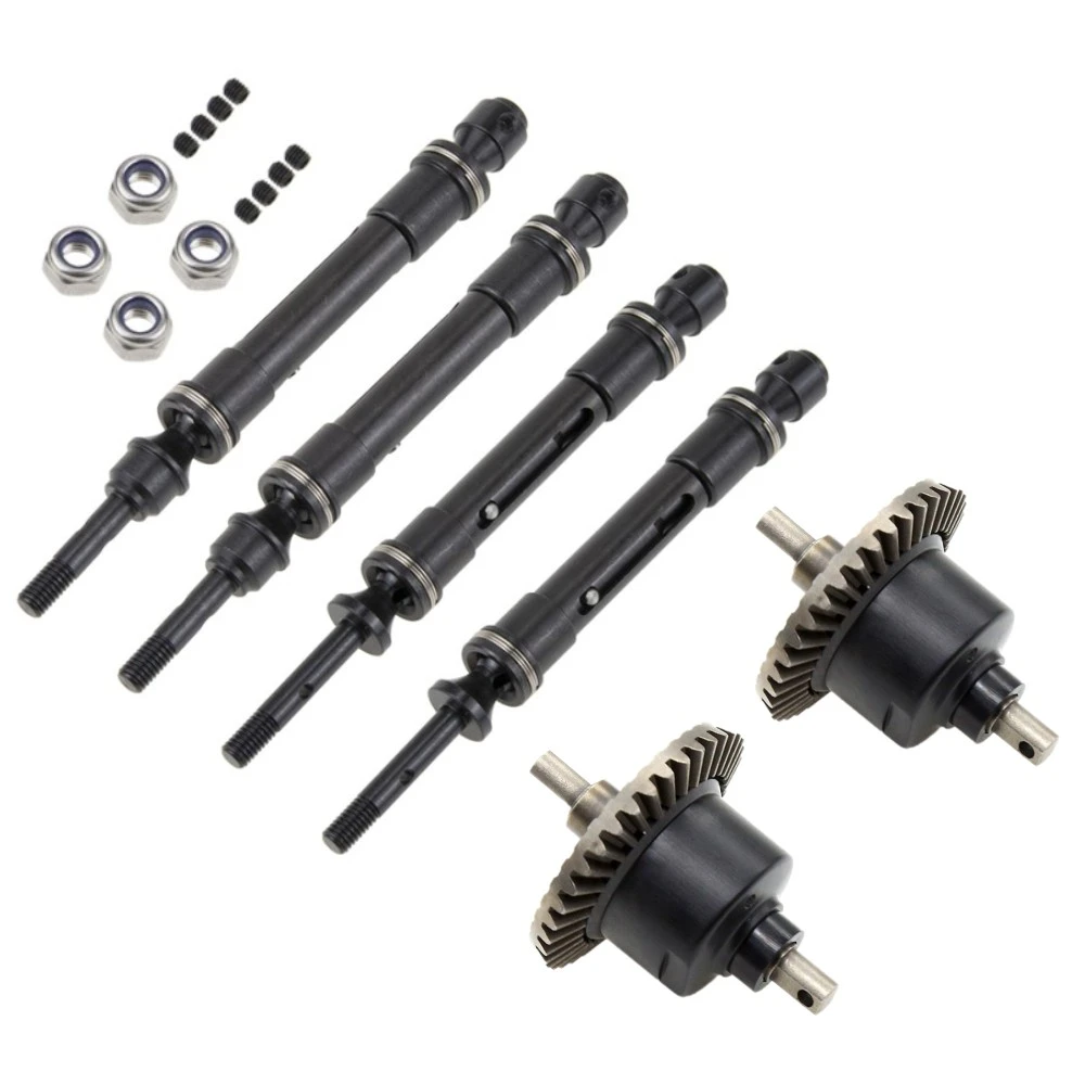 Steel Front \u0026 Rear Drive Shaft + Gear 