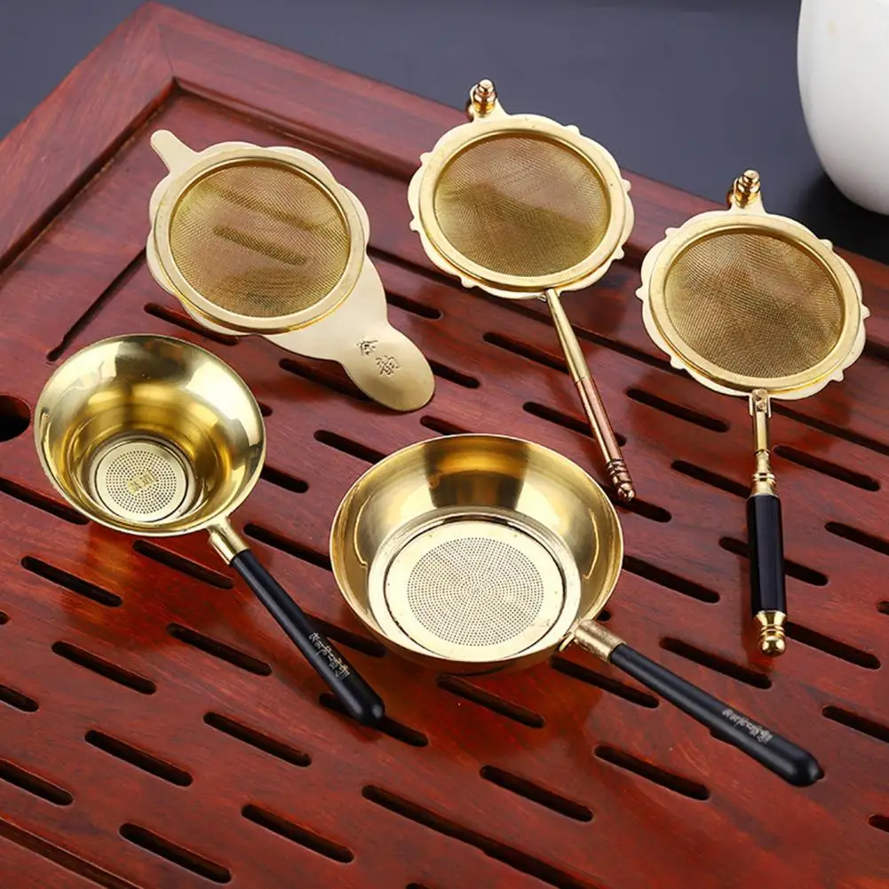 Tea Leaf Filter with Handle Food Grade Tea Coffee Strainer Fine Mesh