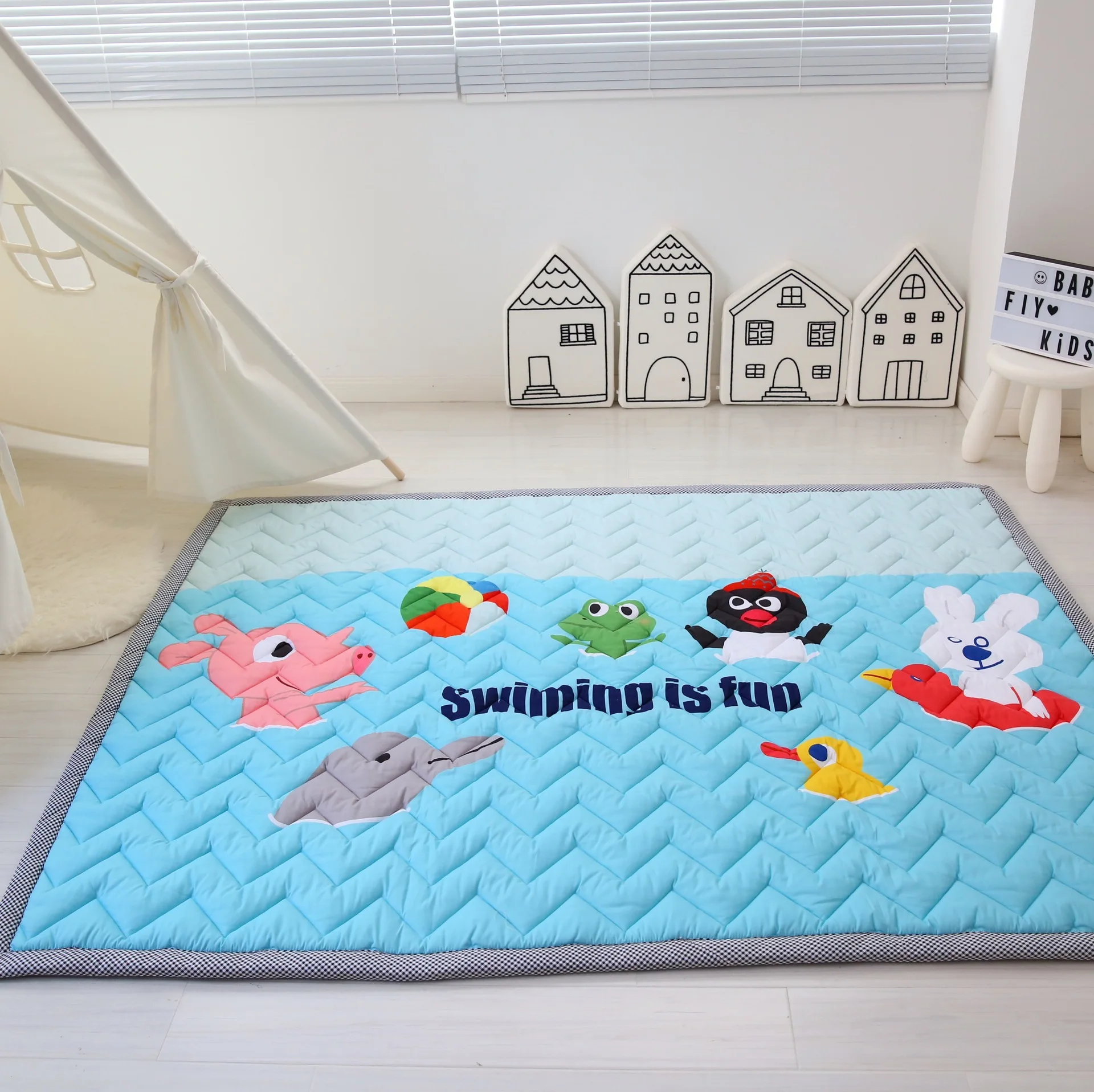 Ins мультяшный коврик мягкий складной детский коврик для лазания детское сиденье игровой игрушечный планшет одеяло