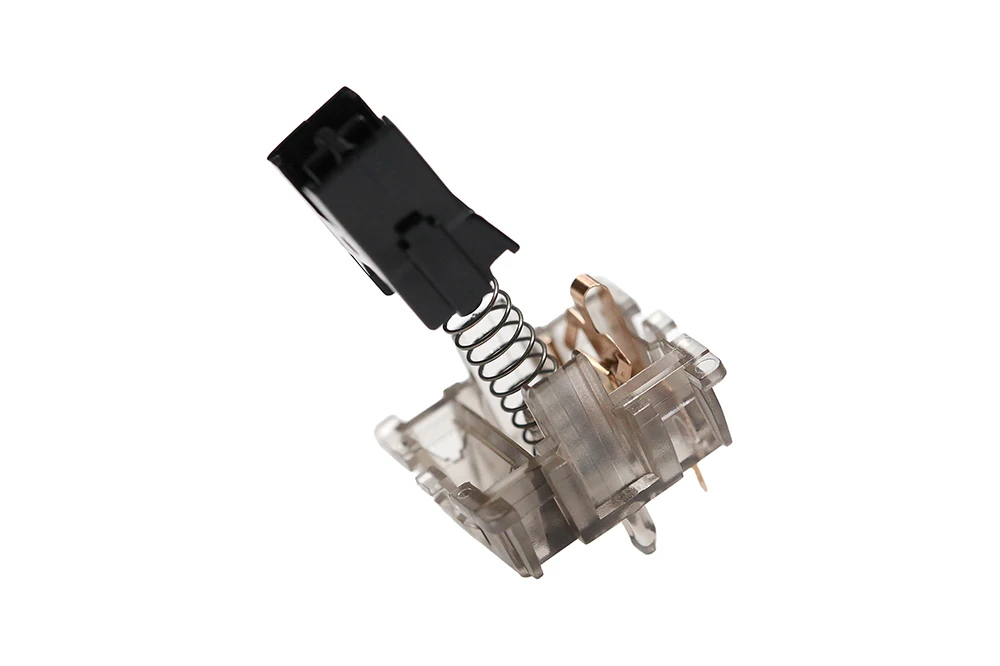 Interruptor de Tinta Gateron Box v2 para Teclado Mecânico Rosa e Preto Switch Extras 50g 60g 5pin Rgb Linear mx Stem 80m Pré-lubrificante 35 Pcs - Imagem 2